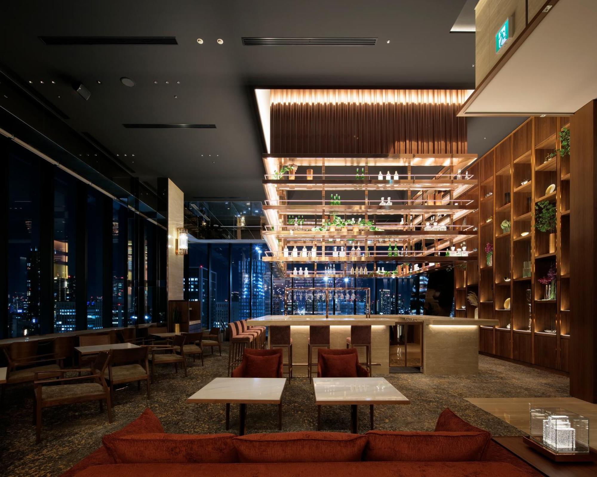 Candeo Hotels Osaka The Tower Exterior foto The lounge at the 36th floor
